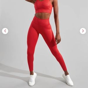 BUFFBUNNY NWT Red Rebel Leggings